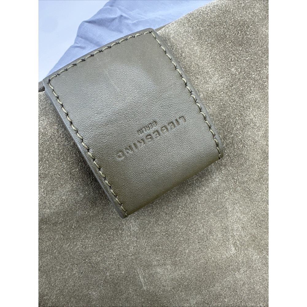 LIEBESKIND Berlin Ravenna Ring bag Dark Olive Green Suede Anthropologie NWT - Picture 8 of 11